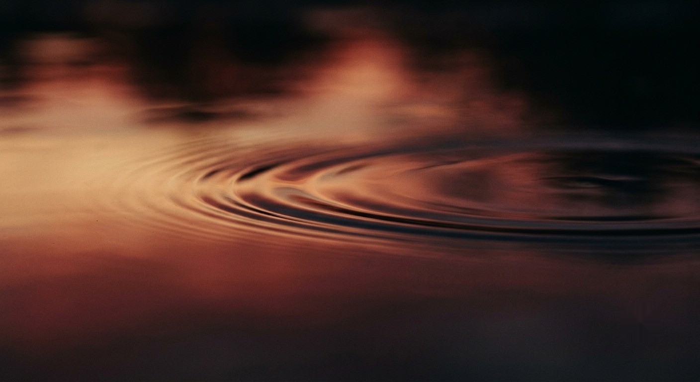 Still water at first light